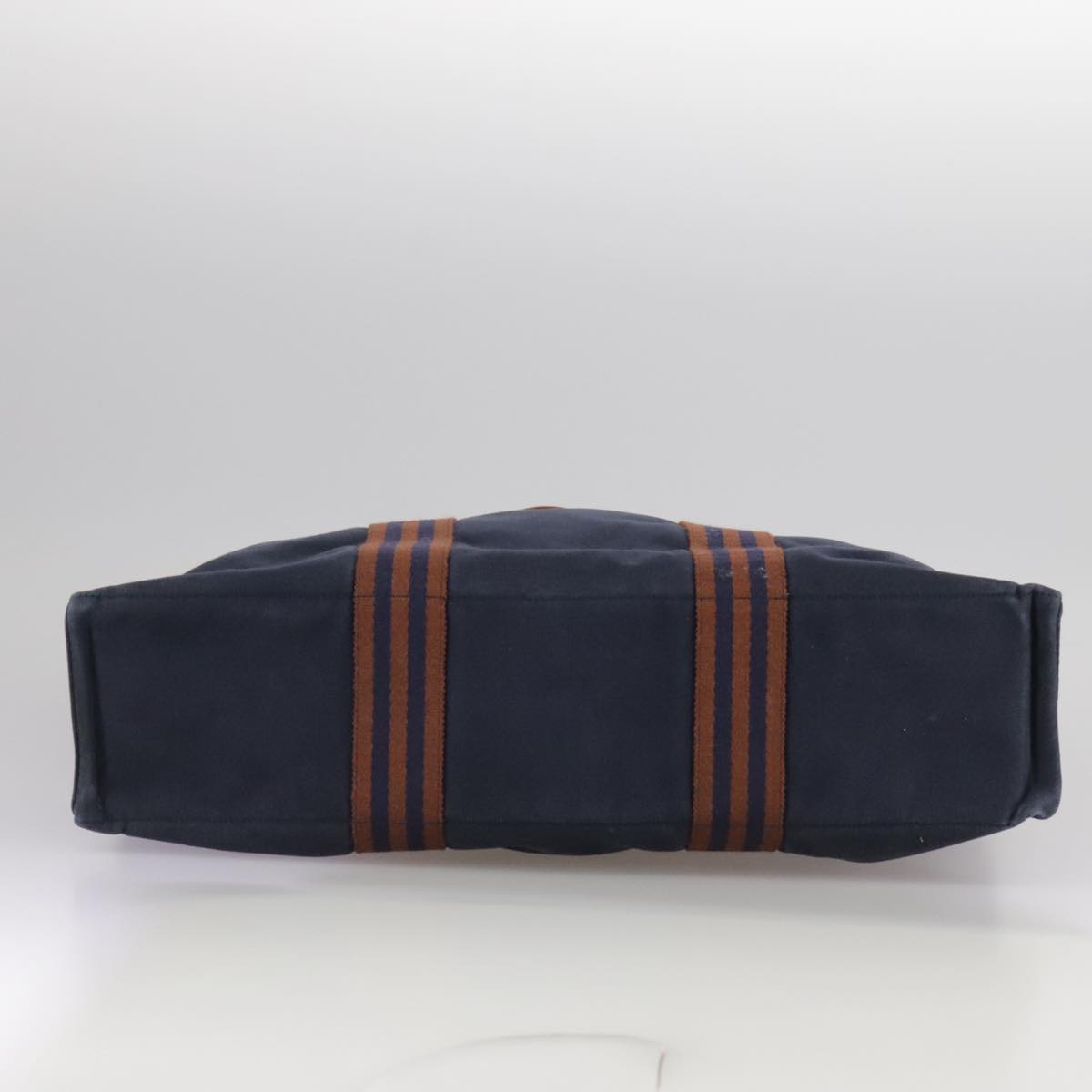 Hermès Toto Navy Canvas Tote Bag (Pre-Owned)