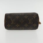 Louis Vuitton Mini Speedy Brown Canvas Handbag (Pre-Owned)