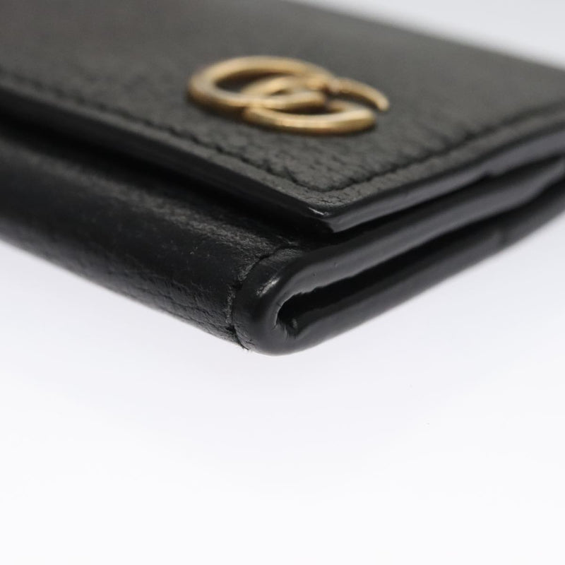 Gucci Marmont Black Leather Wallet  (Pre-Owned)