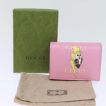 Gucci Pink Leather Wallet  (Pre-Owned)