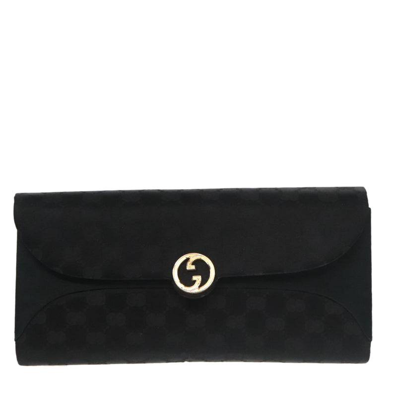 Gucci Black Canvas Clutch Bag (Pre-Owned)