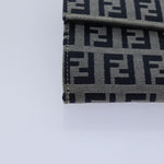 Fendi Baguette Navy Canvas Wallet  (Pre-Owned)