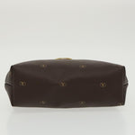 Valentino Garavani Brown Canvas Clutch Bag (Pre-Owned)