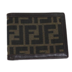 Fendi Zucca Brown Canvas Wallet  (Pre-Owned)