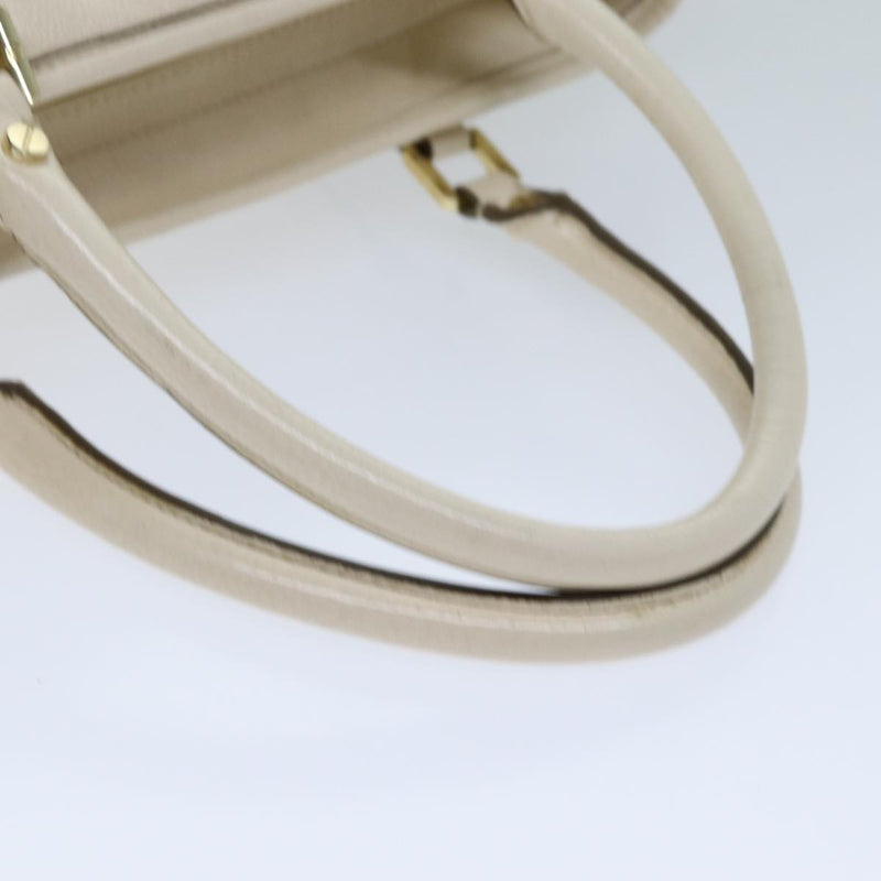 Tory Burch White Leather Handbag (Pre-Owned)