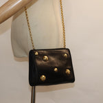 Salvatore Ferragamo Black Leather Shoulder Bag (Pre-Owned)