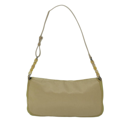 Dior Maris Pearl Khaki Synthetic Shoulder Bag (Pre-Owned)