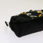 Prada Black Synthetic Clutch Bag (Pre-Owned)