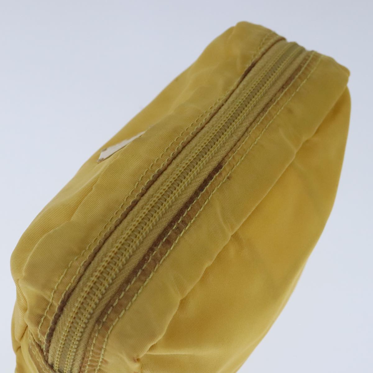 Prada Yellow Synthetic Clutch Bag (Pre-Owned)