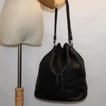 Prada Black Leather Shoulder Bag (Pre-Owned)