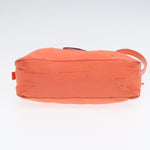 Fendi Mamma Baguette Orange Canvas Shoulder Bag (Pre-Owned)