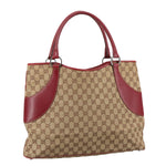 Gucci Beige Canvas Tote Bag (Pre-Owned)