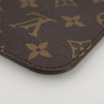 Louis Vuitton Pochette Accessoire Brown Canvas Clutch Bag (Pre-Owned)