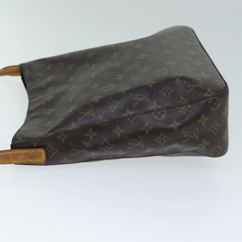 Louis Vuitton Looping Brown Canvas Shoulder Bag (Pre-Owned)