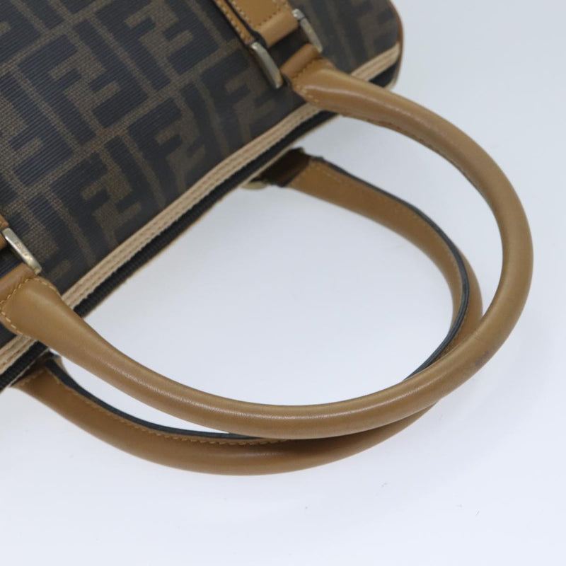 Fendi Zucca Brown Canvas Travel Bag (Pre-Owned)