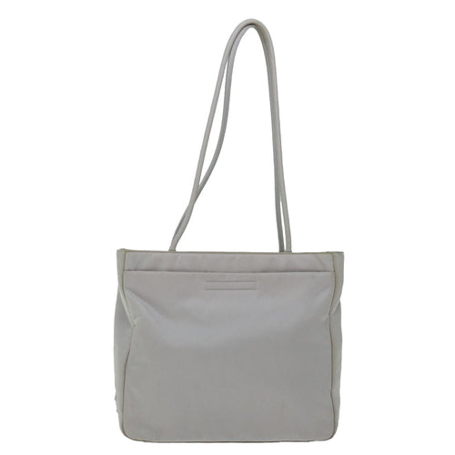 Prada Tessuto Grey Synthetic Tote Bag (Pre-Owned)