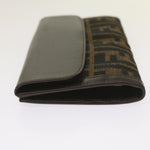 Fendi Zucca Brown Canvas Wallet  (Pre-Owned)