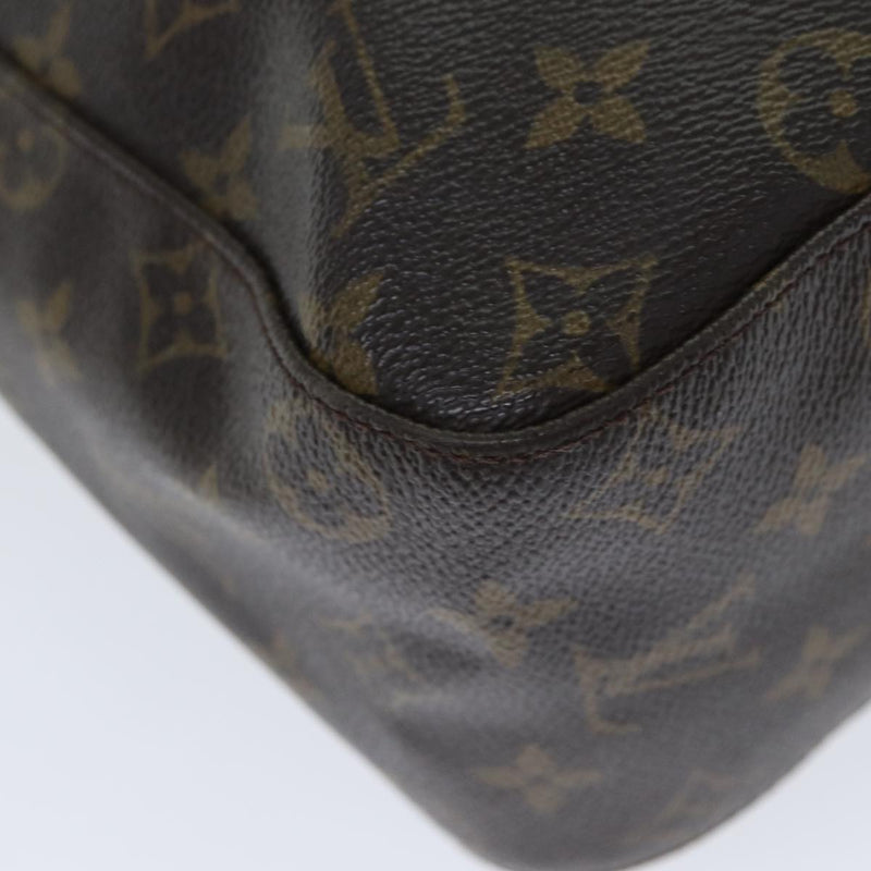 Louis Vuitton Looping Brown Canvas Shoulder Bag (Pre-Owned)