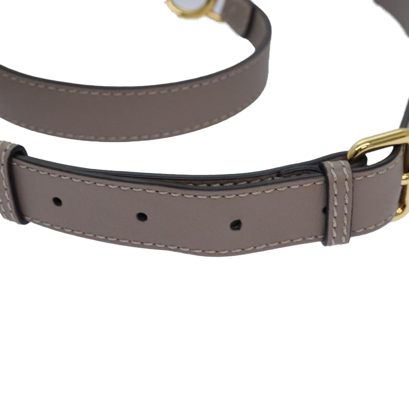 Fendi Grey Leather Belt  (Pre-Owned)