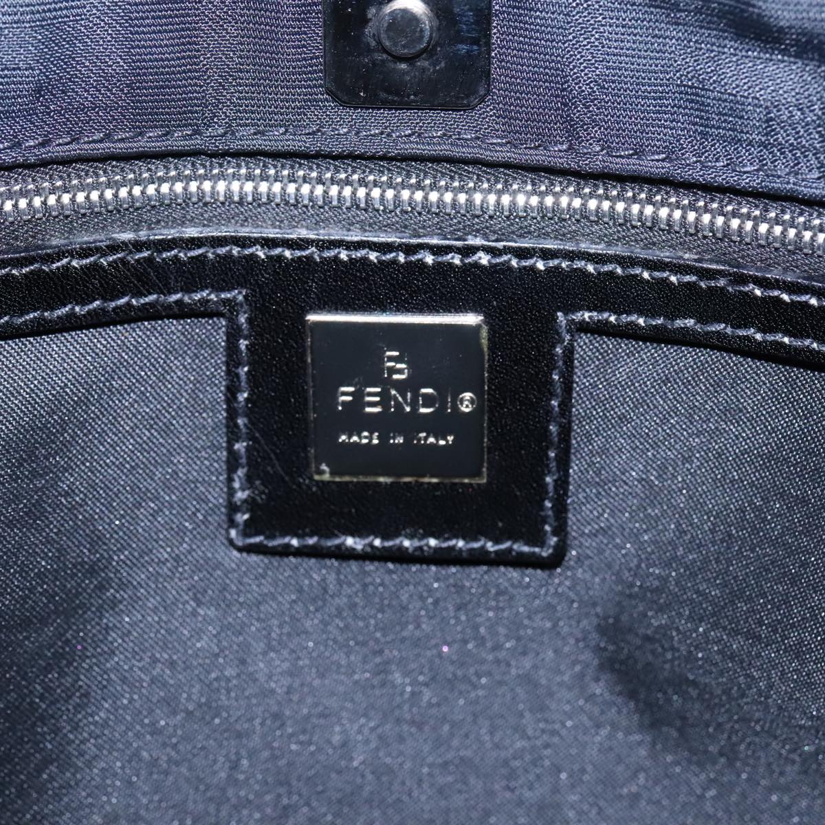 Fendi Black Canvas Shoulder Bag (Pre-Owned)