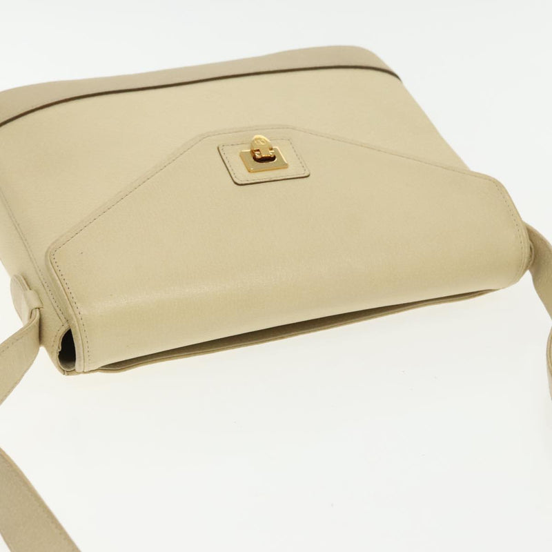 Valentino Garavani Beige Leather Shoulder Bag (Pre-Owned)