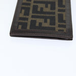 Fendi Zucca Brown Canvas Wallet  (Pre-Owned)