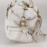 Chloé Paddington White Leather Shoulder Bag (Pre-Owned)