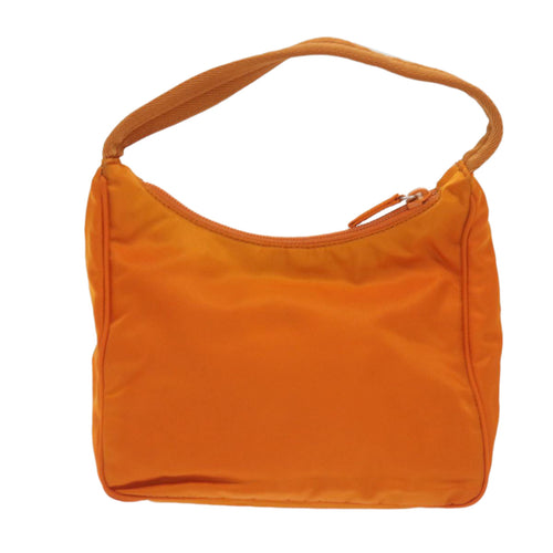 Prada Tessuto Orange Synthetic Handbag (Pre-Owned)