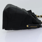 Salvatore Ferragamo Black Canvas Tote Bag (Pre-Owned)