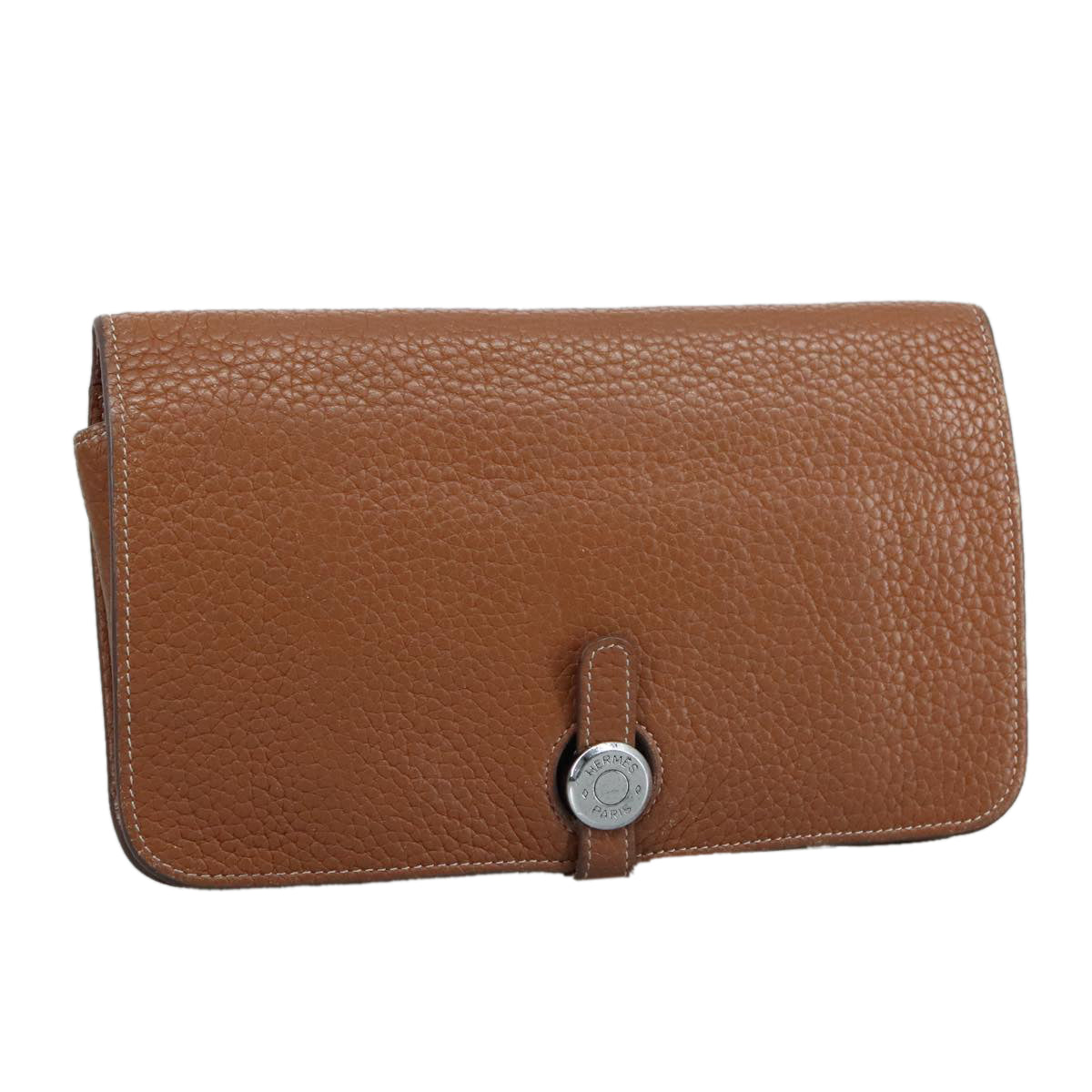 Hermès Dogon Brown Leather Wallet  (Pre-Owned)