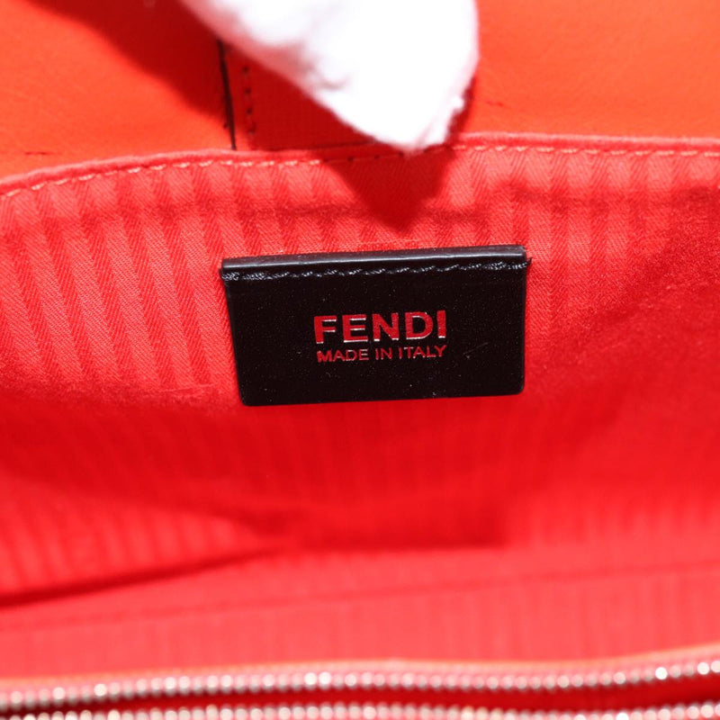 Fendi 2Jours Orange Leather Handbag (Pre-Owned)