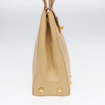 Salvatore Ferragamo Beige Leather Shoulder Bag (Pre-Owned)