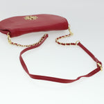 Tory Burch Red Leather Shoulder Bag (Pre-Owned)