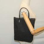 Fendi Black Canvas Tote Bag (Pre-Owned)