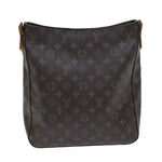 Louis Vuitton Looping Brown Canvas Shoulder Bag (Pre-Owned)