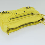 Balenciaga - Yellow Leather Clutch Bag (Pre-Owned)