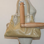 Fendi Beige Vinyl Handbag (Pre-Owned)