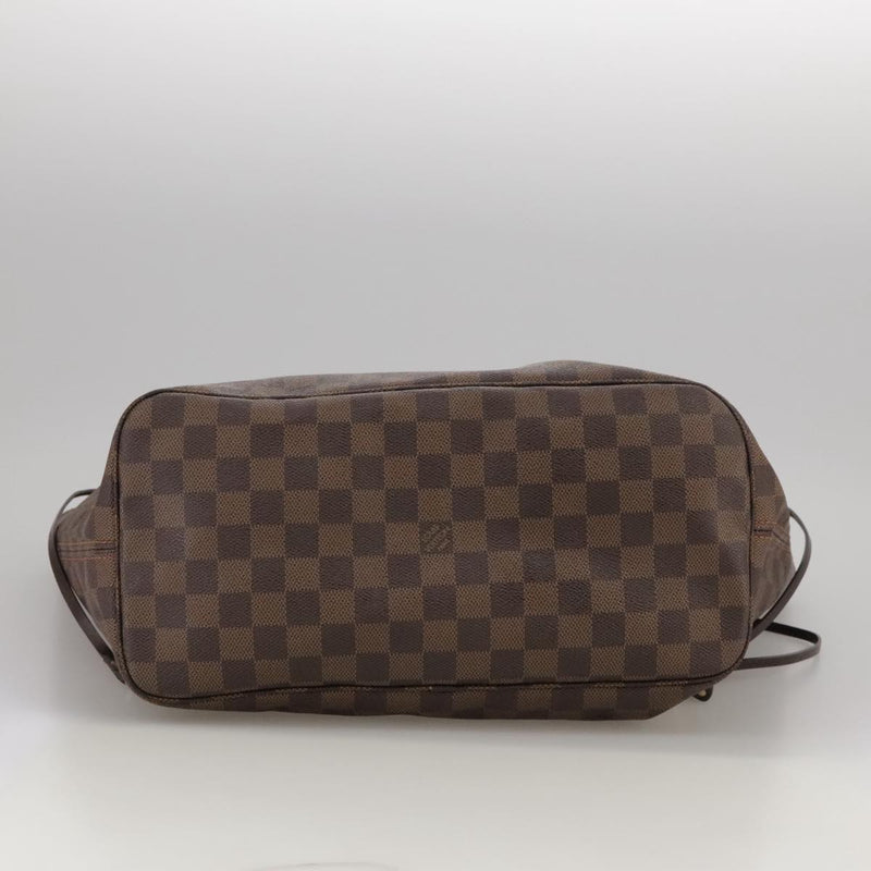 Louis Vuitton Neverfull Mm Brown Canvas Tote Bag (Pre-Owned)