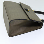 Fendi Grey Canvas Handbag (Pre-Owned)