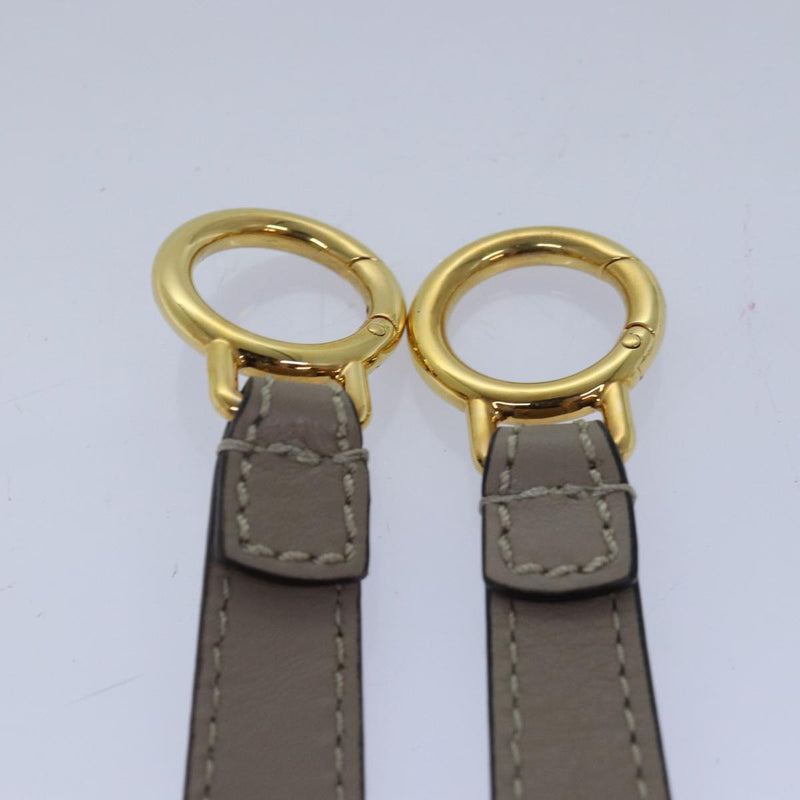 Fendi Grey Leather Belt  (Pre-Owned)