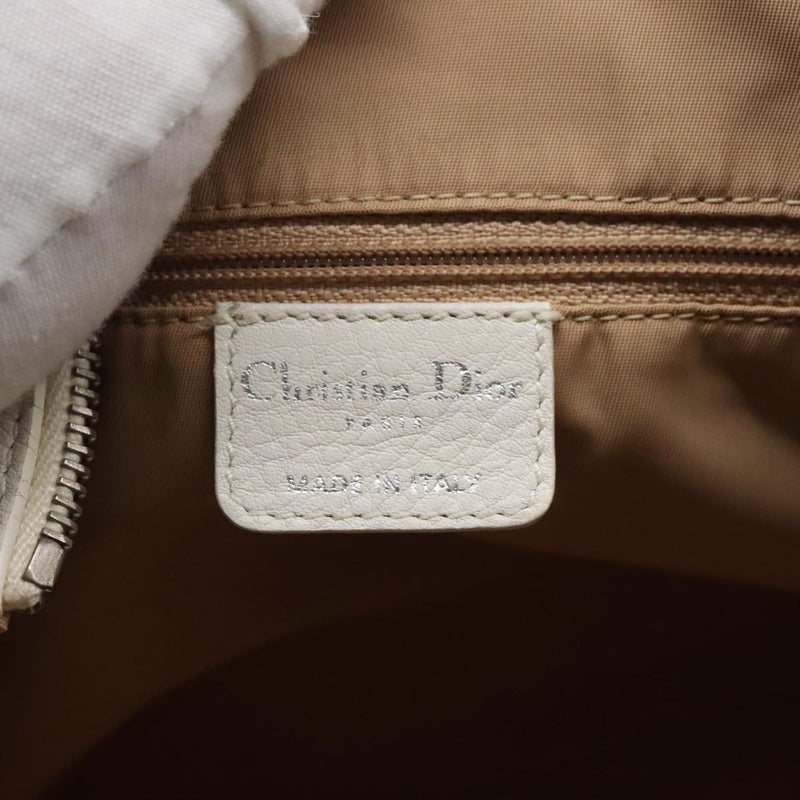 Dior Beige Canvas Shoulder Bag (Pre-Owned)