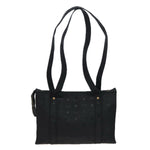 MCM Visetos Black Synthetic Tote Bag (Pre-Owned)