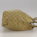 Gucci Beige Canvas Shoulder Bag (Pre-Owned)