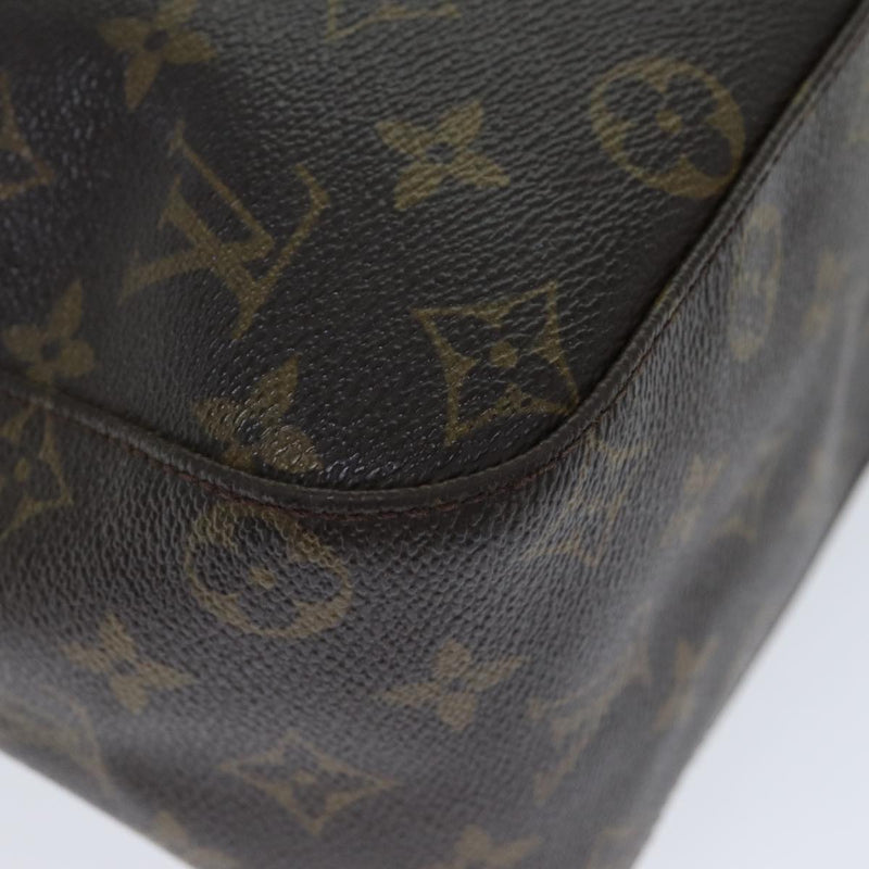 Louis Vuitton Looping Brown Canvas Shoulder Bag (Pre-Owned)