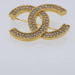 Chanel Coco Mark Gold Metal Brooch Jewelry (Pre-Owned)