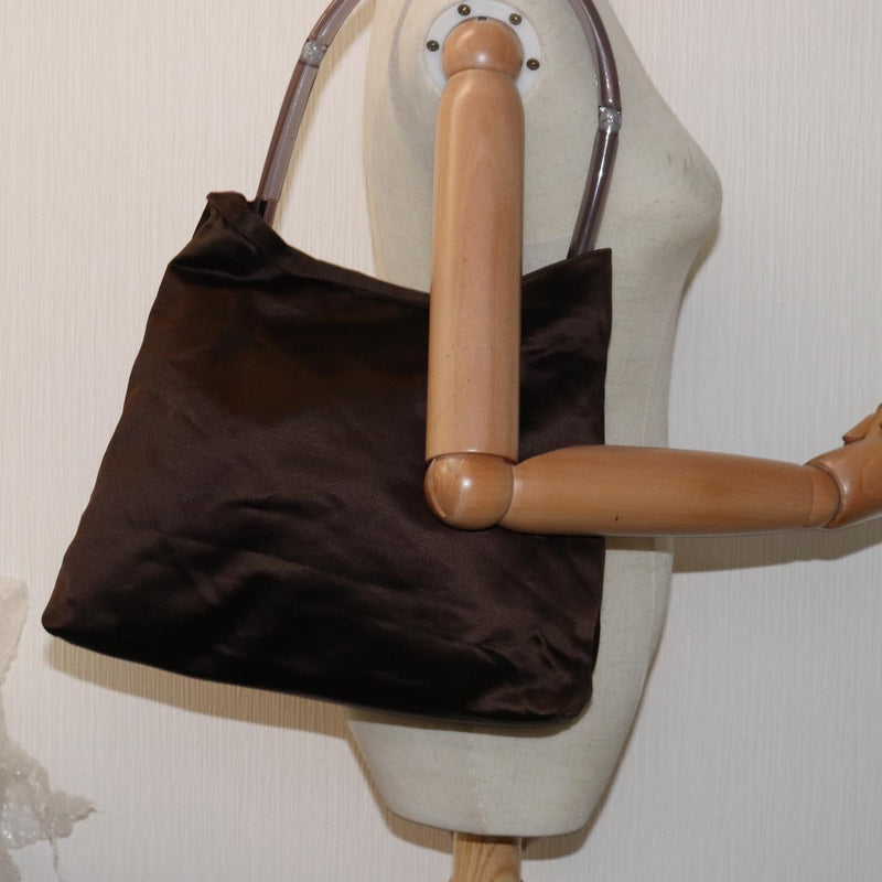 Prada -- Brown Synthetic Tote Bag (Pre-Owned)