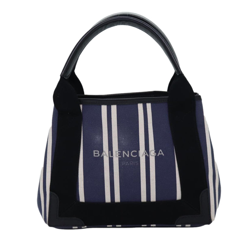 Balenciaga Navy Navy Canvas Handbag (Pre-Owned)