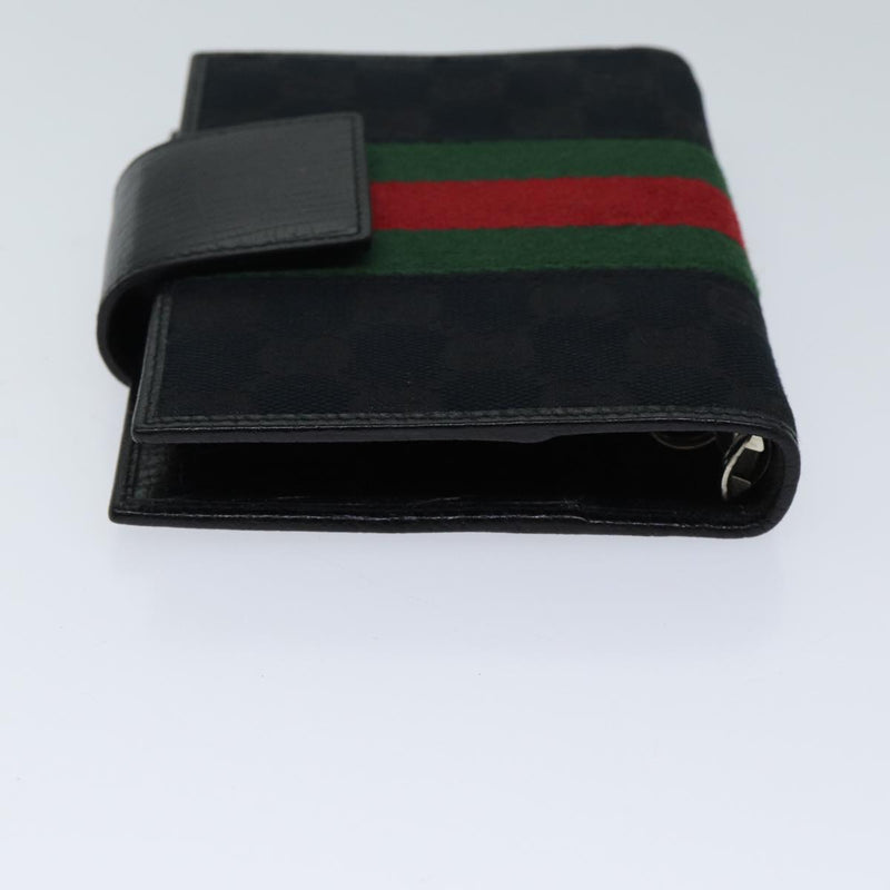 Gucci Sherry Black Canvas Wallet  (Pre-Owned)