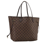 Louis Vuitton Neverfull Mm Brown Canvas Tote Bag (Pre-Owned)