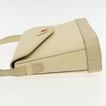 Valentino Garavani Beige Leather Shoulder Bag (Pre-Owned)